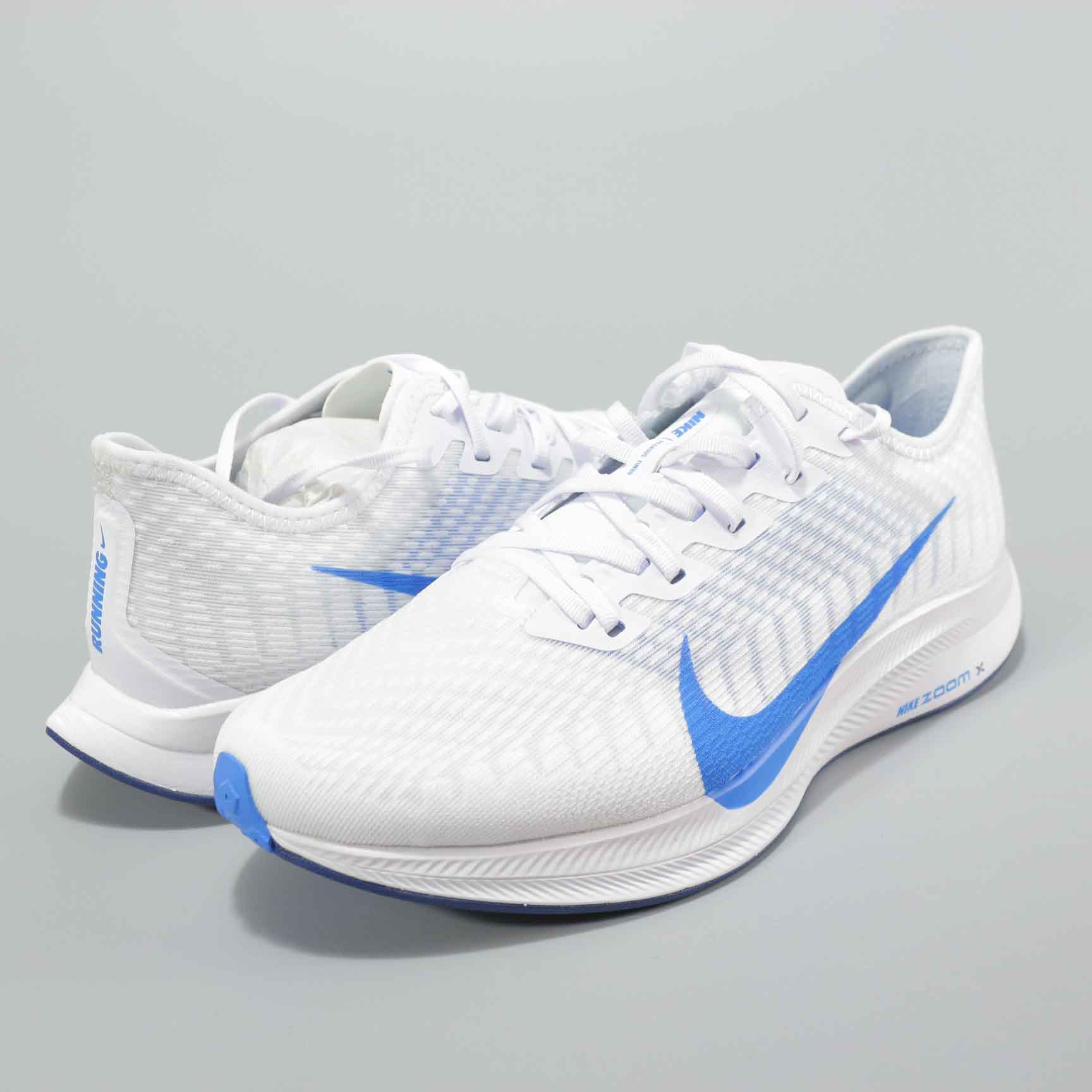 Nike Zoom Pegasus Turbo 2 White Blue Shoes - Click Image to Close